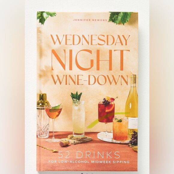 Anthropologie Wednesday Night Wine-Down Book NWT - Picture 1 of 7